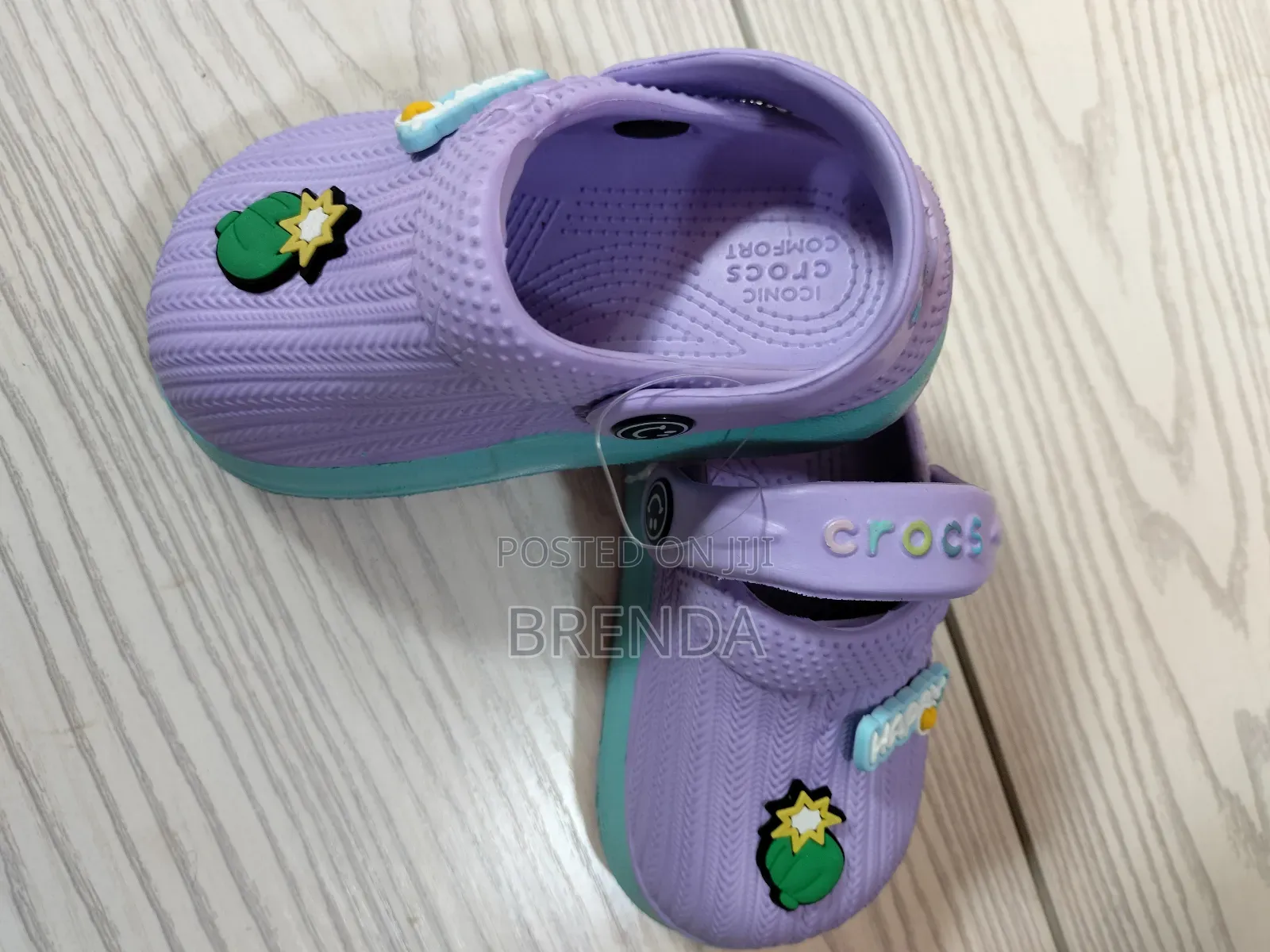 Brand New Purple Crocs Shoes Size 22