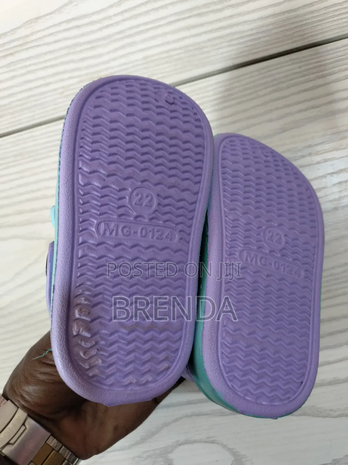 Brand New Purple Crocs Shoes Size 22