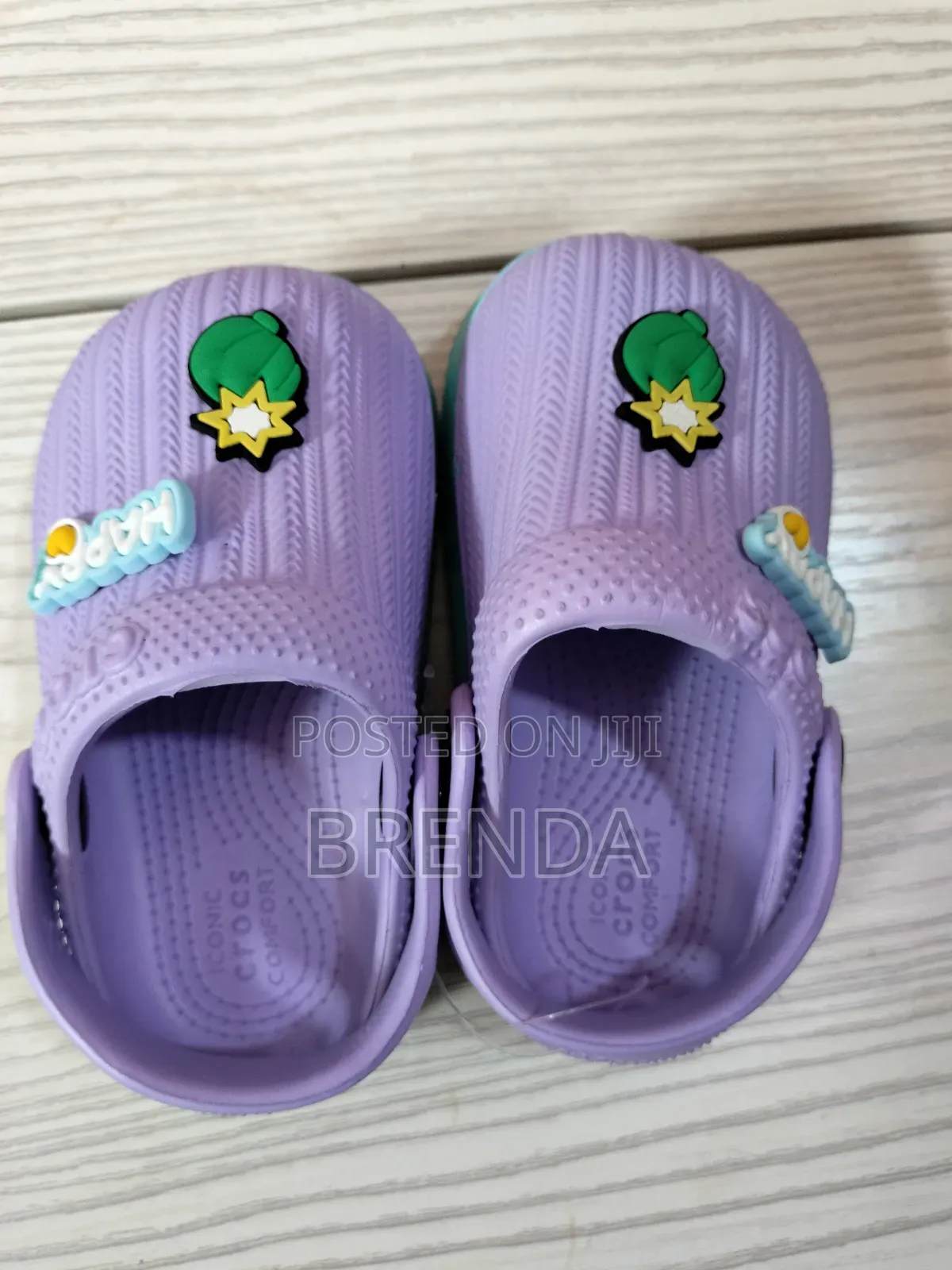 Brand New Purple Crocs Shoes Size 22