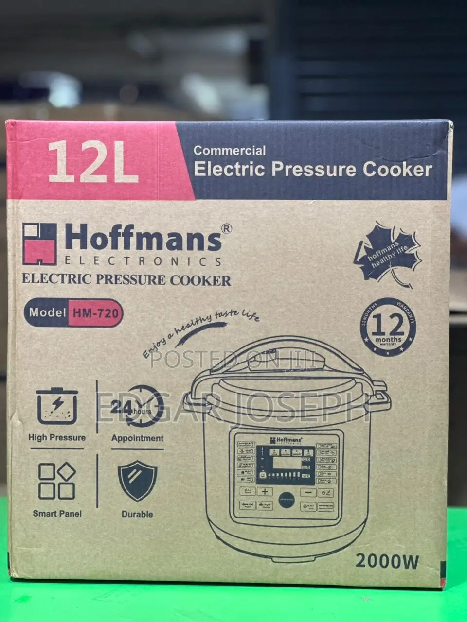 Commercial Pressure Cooker 12l