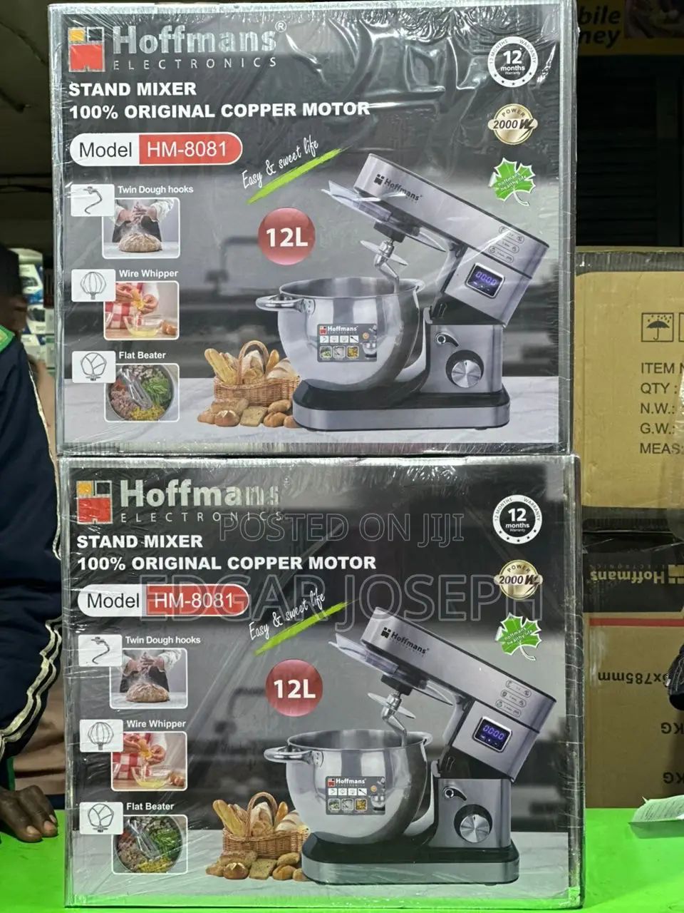 12l Hoffmans Stand Mixer Digital