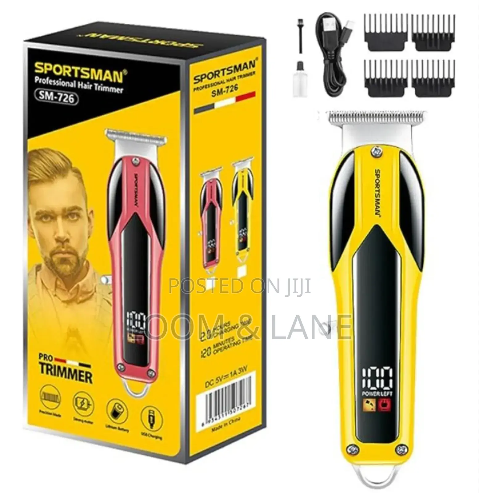 Sportsman Professional Hair Trimmer, Model Sm-726.