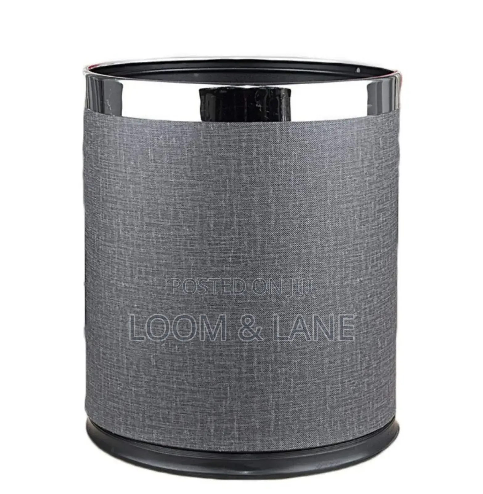 Cylindrical Trash Bin