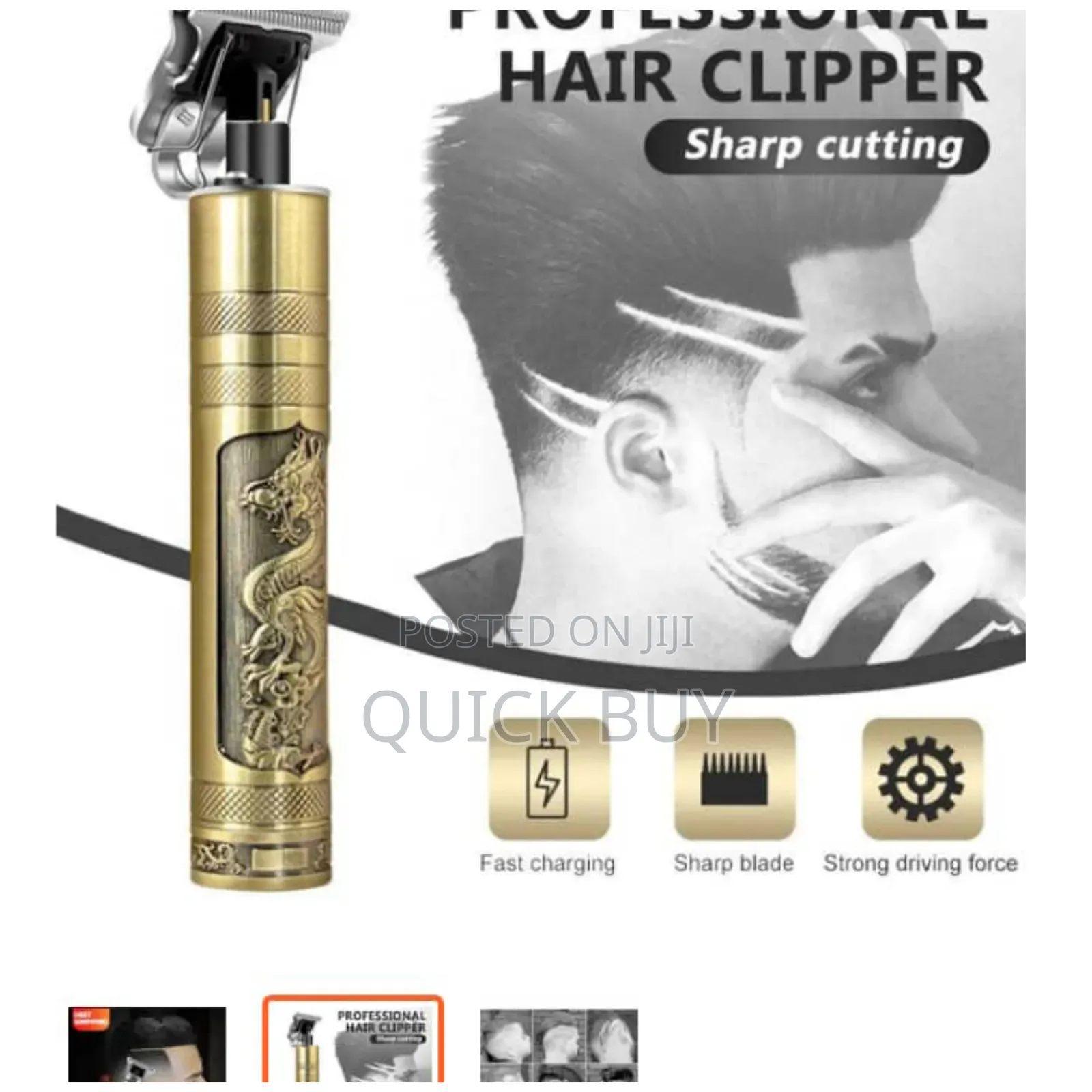 Professional New Rechargeable Sharp Hair Clipper