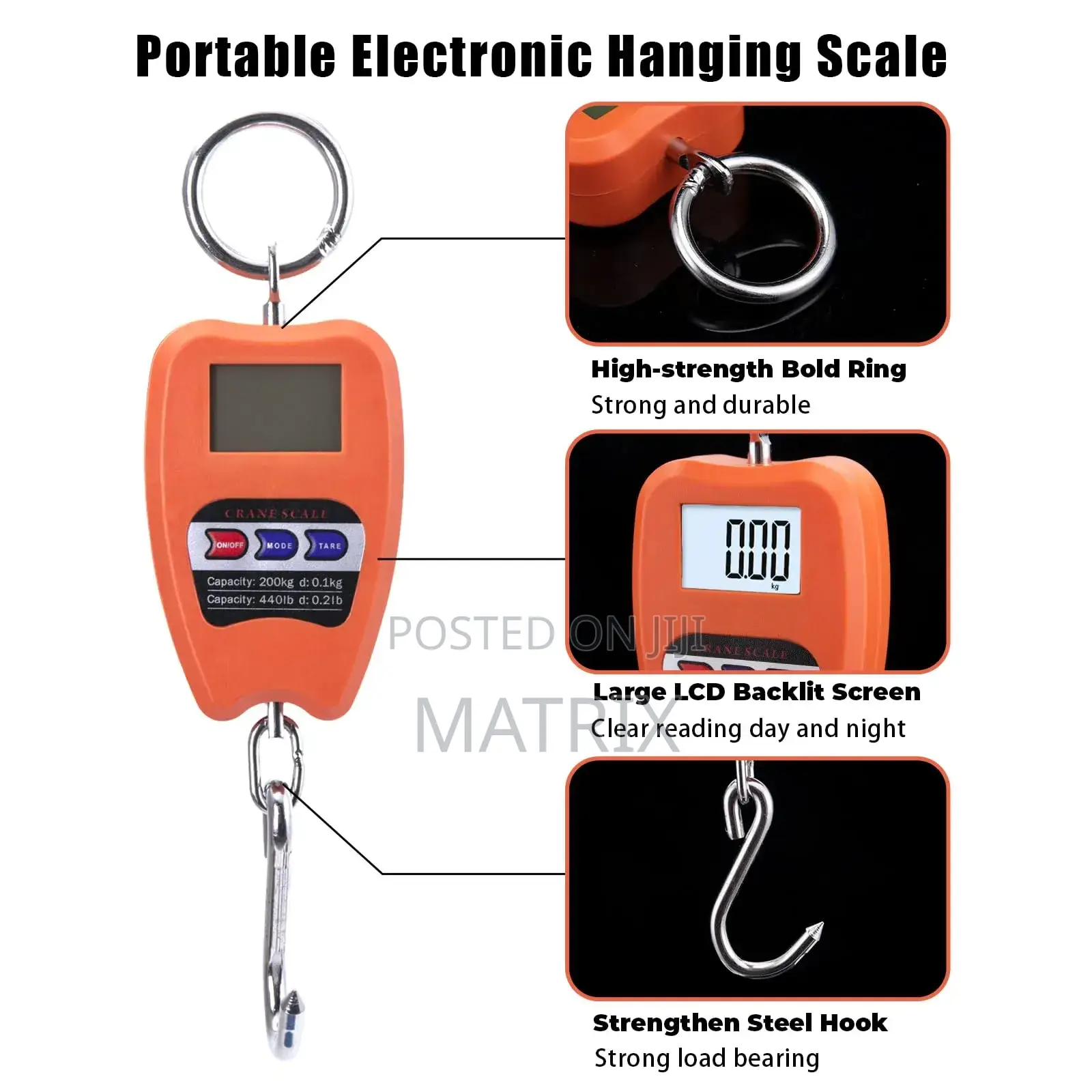 Crane Electronic Weighing Scale 200kg