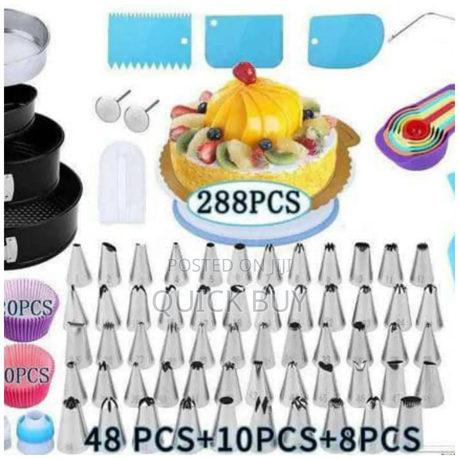 New 288pcs Cake Baking Equipments Set