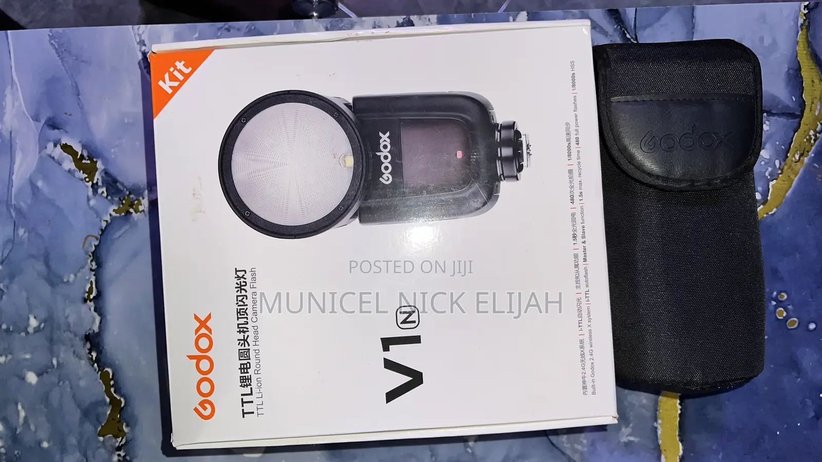 Godox V1 Flash With Round Head for Nikon