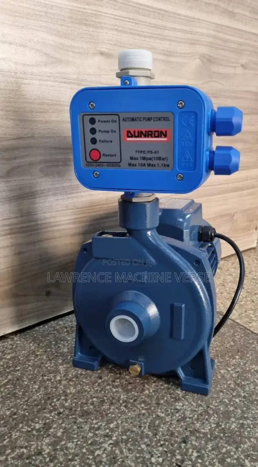 Surface Water Pump and Pressure Control 1 Hose Power