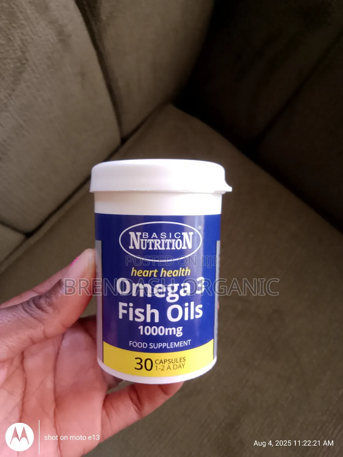 Omega-3 Supplements Fish Oil 1000mg