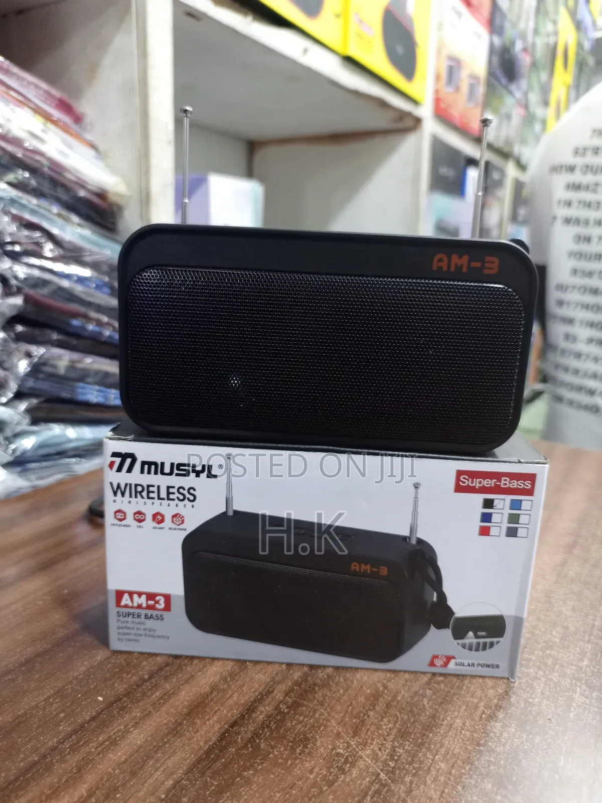 Musyl Am-3 Super Bass Wireless Speaker.