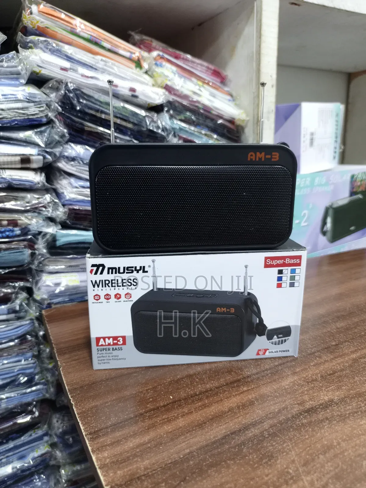 Musyl Am-3 Super Bass Wireless Speaker.
