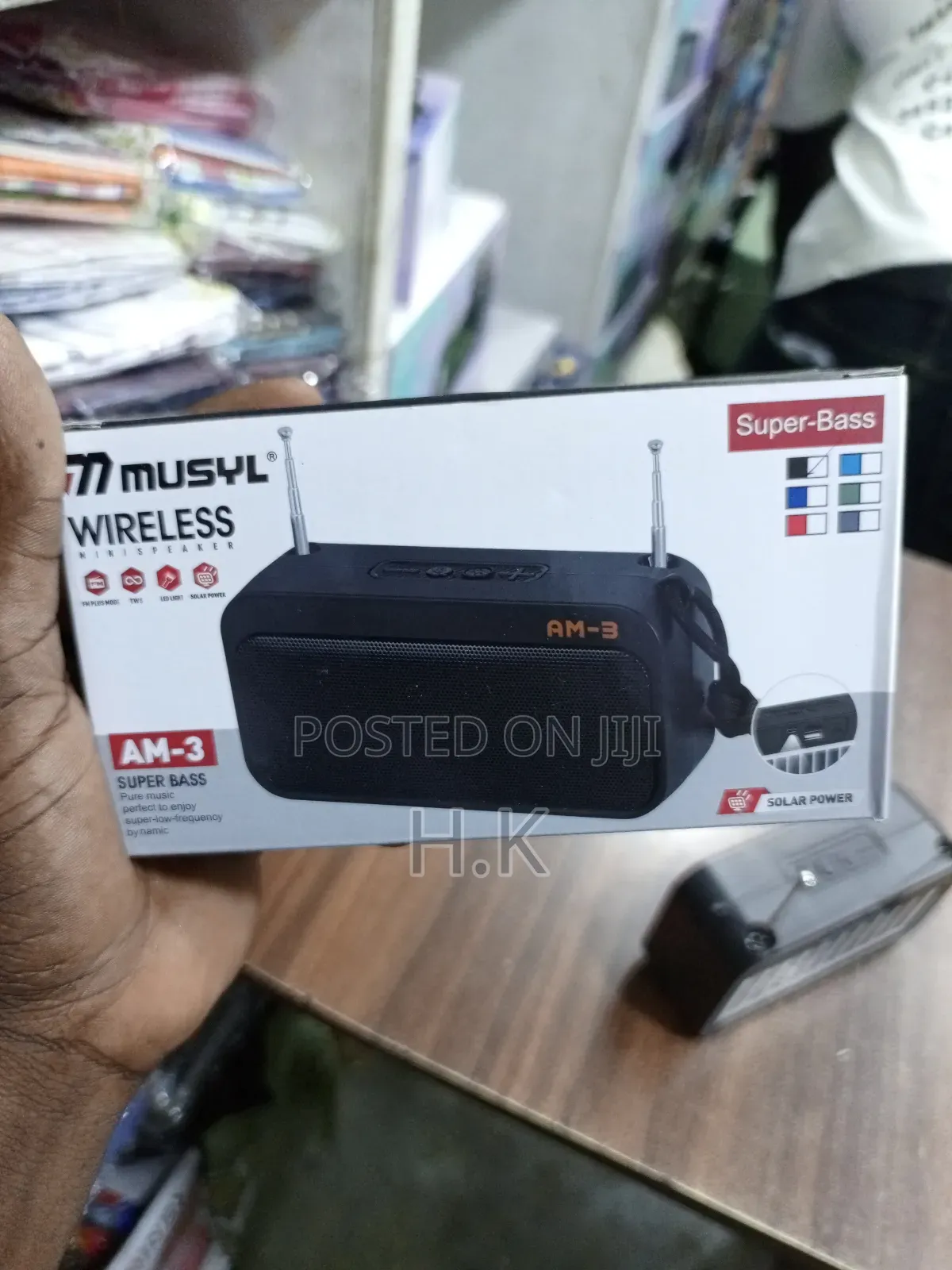 Musyl Am-3 Super Bass Wireless Speaker.