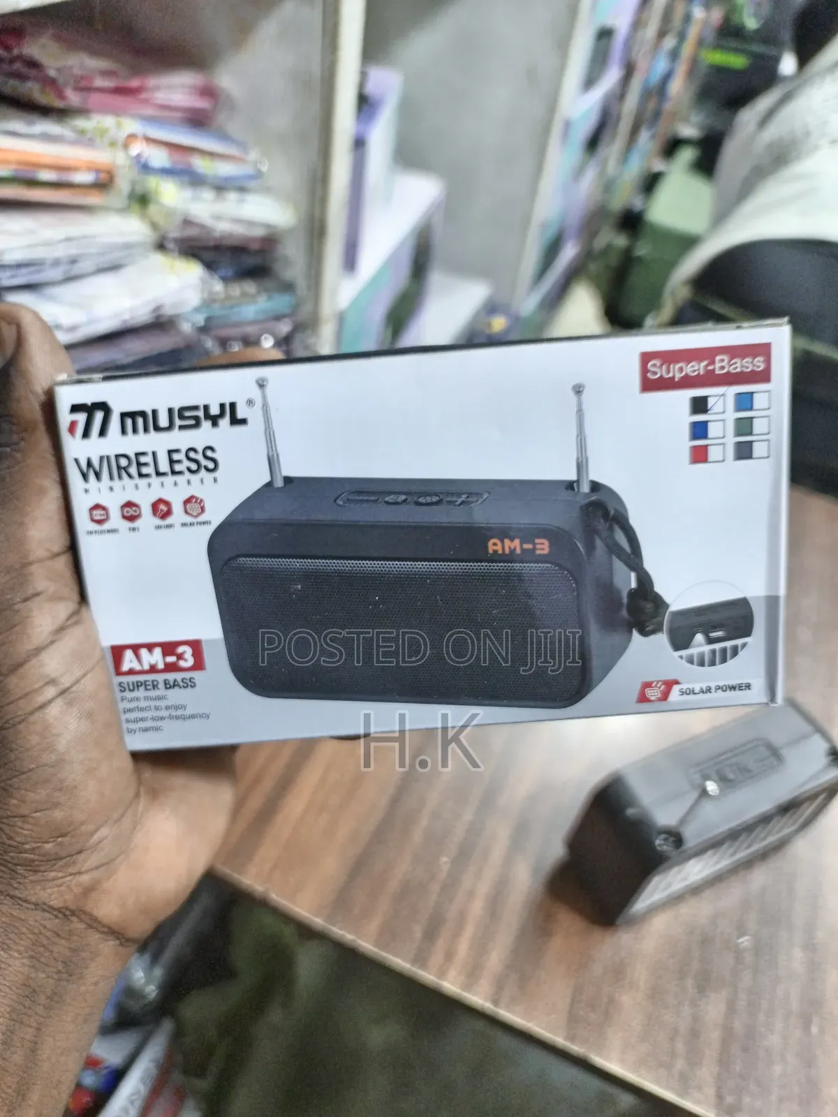 Musyl Am-3 Super Bass Wireless Speaker.