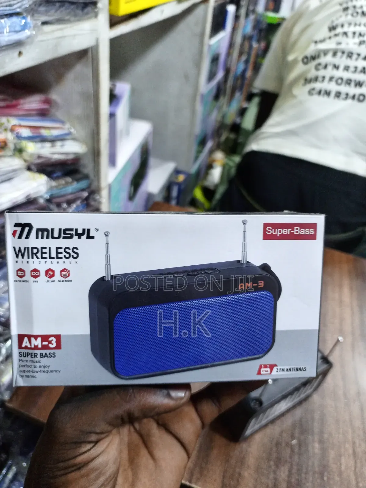 Musyl Am-3 Super Bass Wireless Speaker.