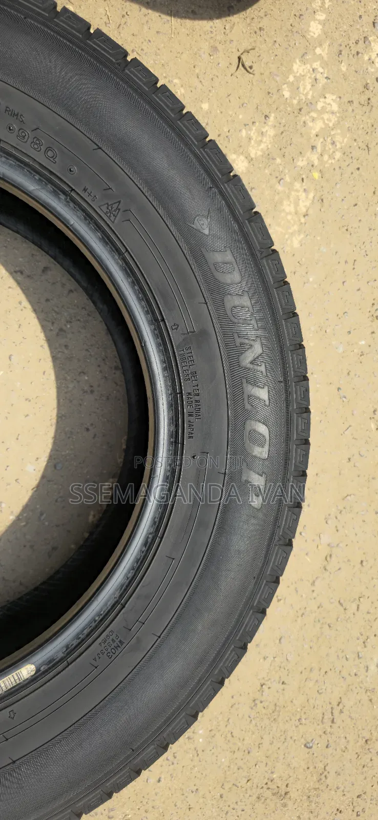 215/65r16 Good Used Tyres in Dunlop Brand