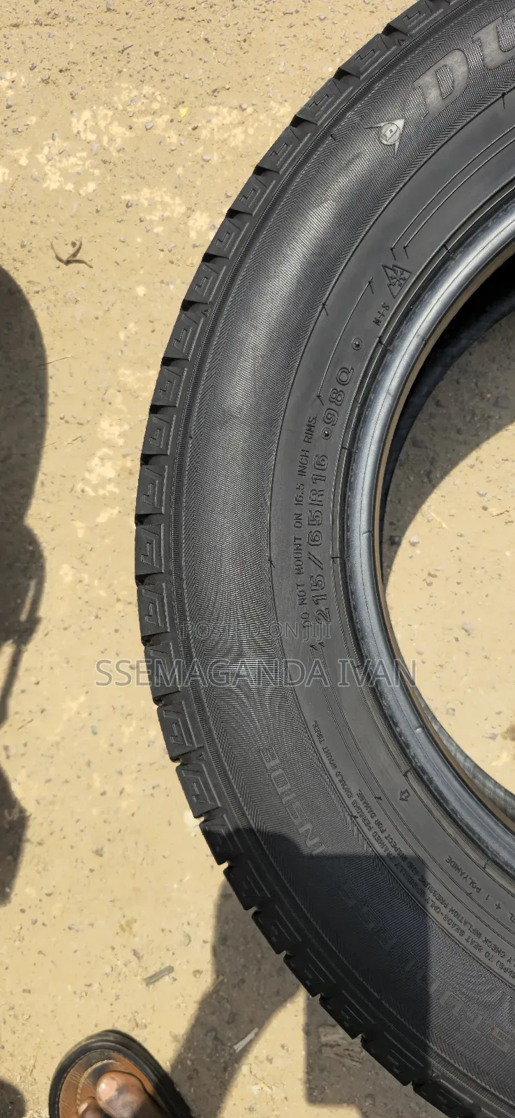 215/65r16 Good Used Tyres in Dunlop Brand