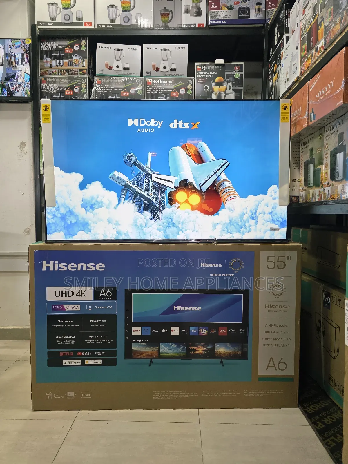 20% Discount Price on New Edition Hisense 55inches Vidaa Tv