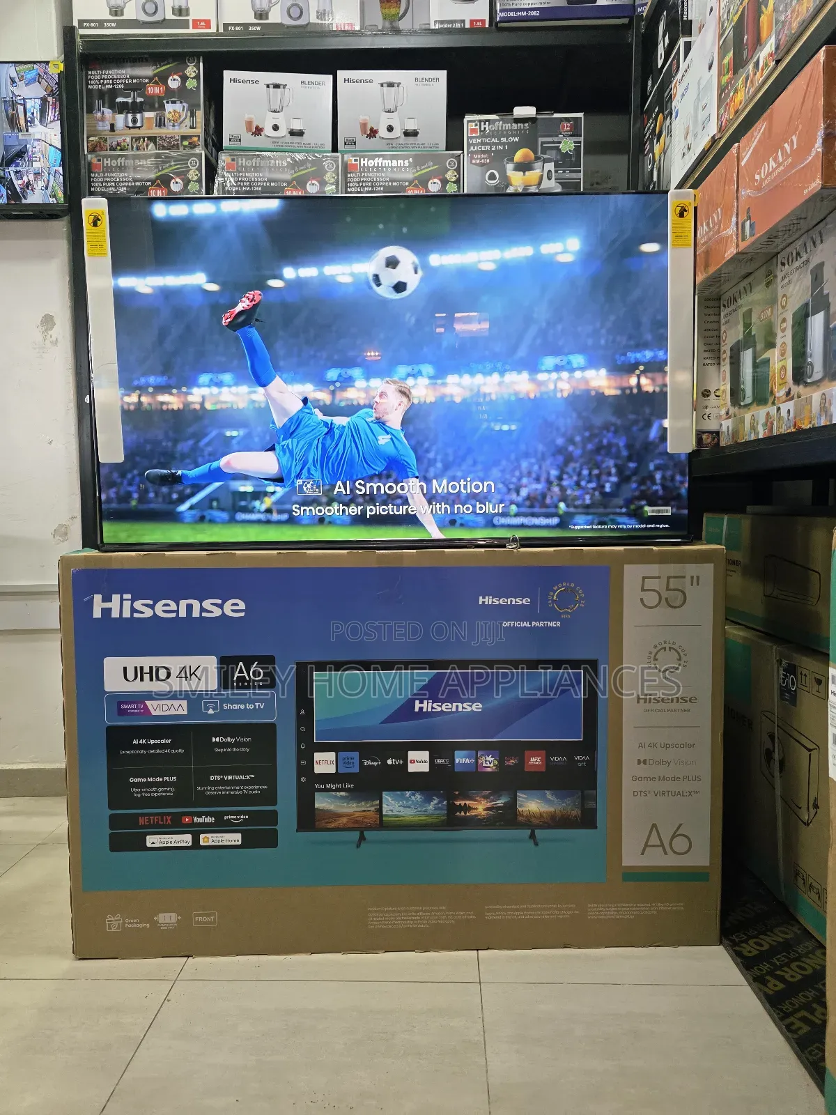 New Look A6series Hisense 54inches Udh- Vidaa Tv at Discount