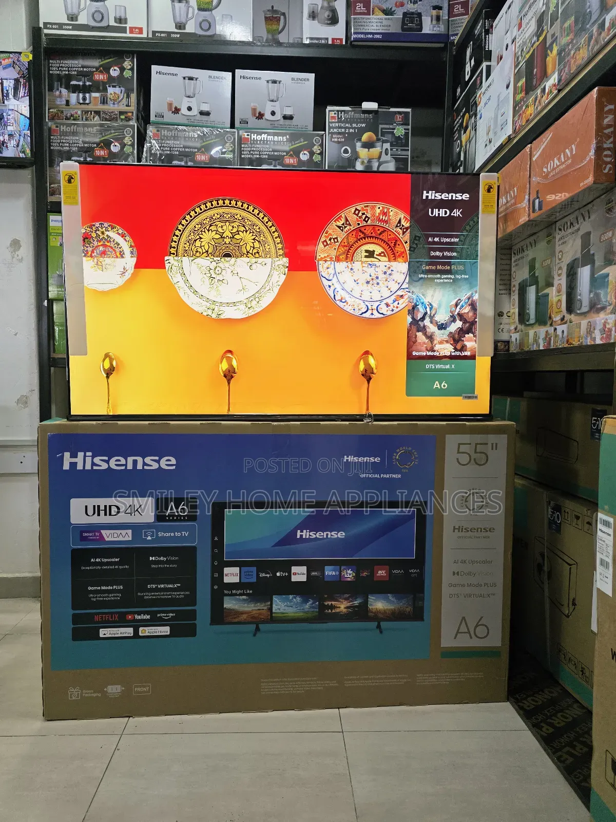 20% Discount Sales on Hisense 55inches Udh- 55a6q Smart Tv