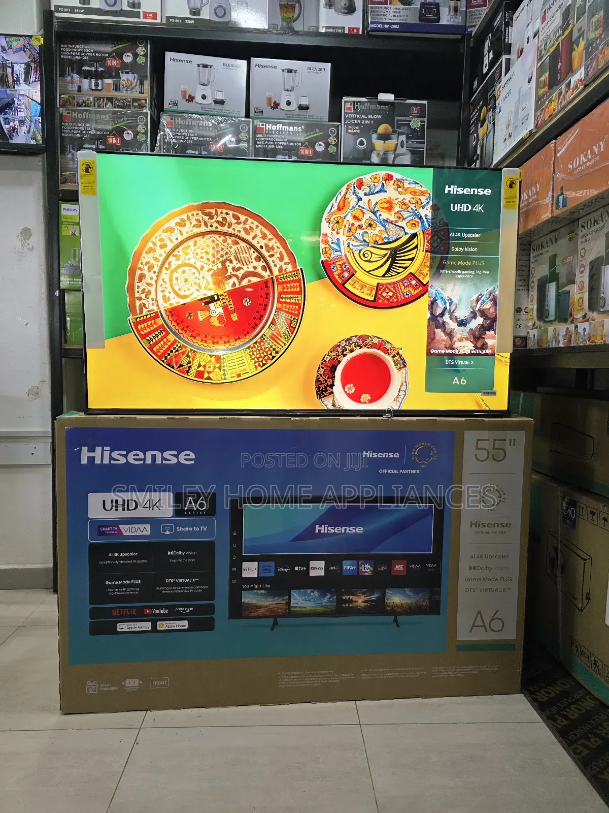 Udh- Hisense 55inches Vidaa Smart Tv at 20% Discount Price