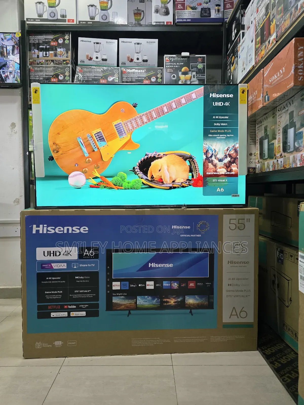 Udh- Hisense 55inches Vidaa Smart Tv at 20% Discount Price