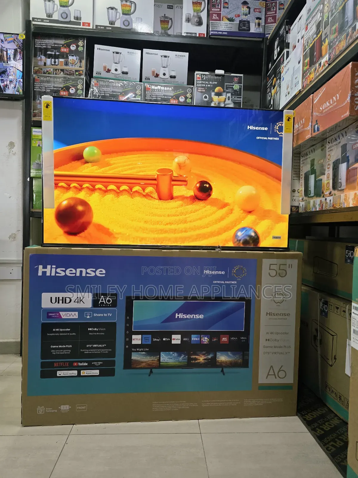 55a6q 2025 Edition Hisense 55inches A6series Smart Vidaa Tv