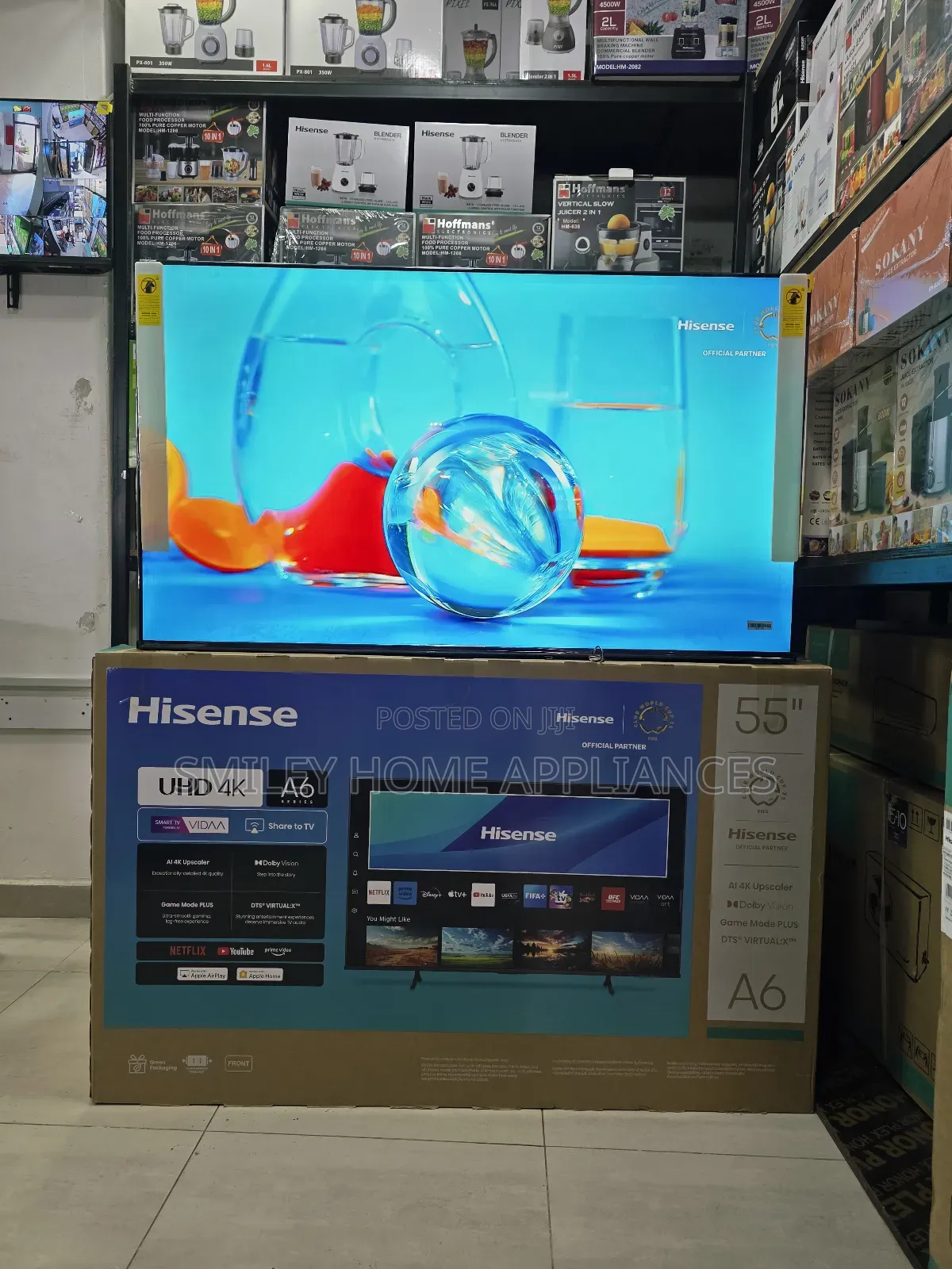 55a6q 2025 Edition Hisense 55inches A6series Smart Vidaa Tv