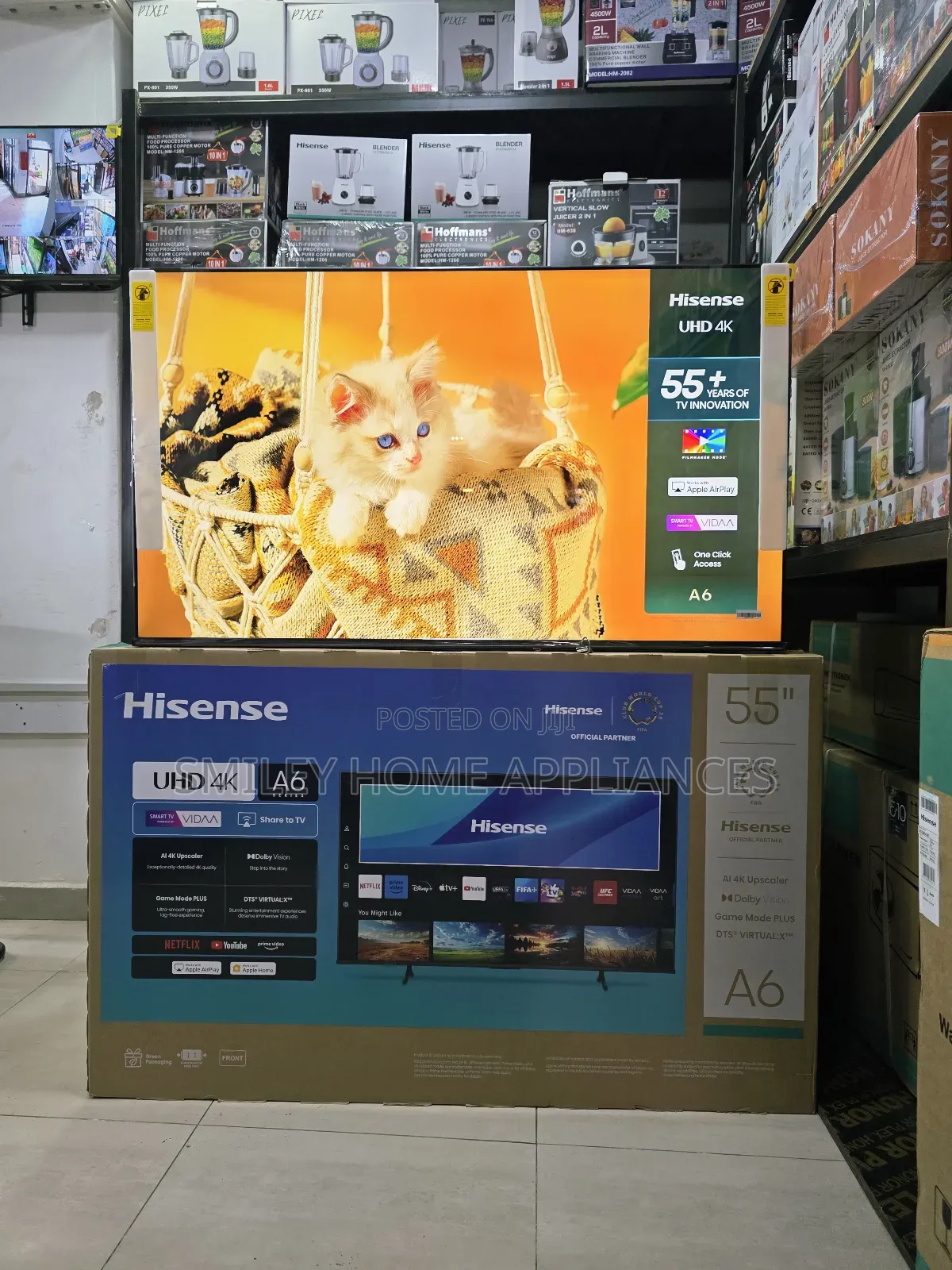 55a6q 2025 Edition Hisense 55inches A6series Smart Vidaa Tv