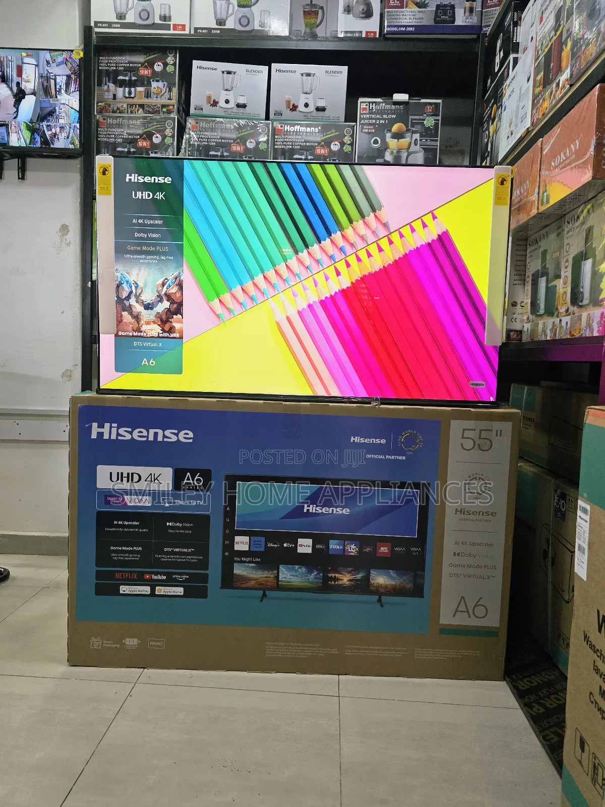 2025 Model Hisense 55inches Vidaa Smart Tv at 20% Discount