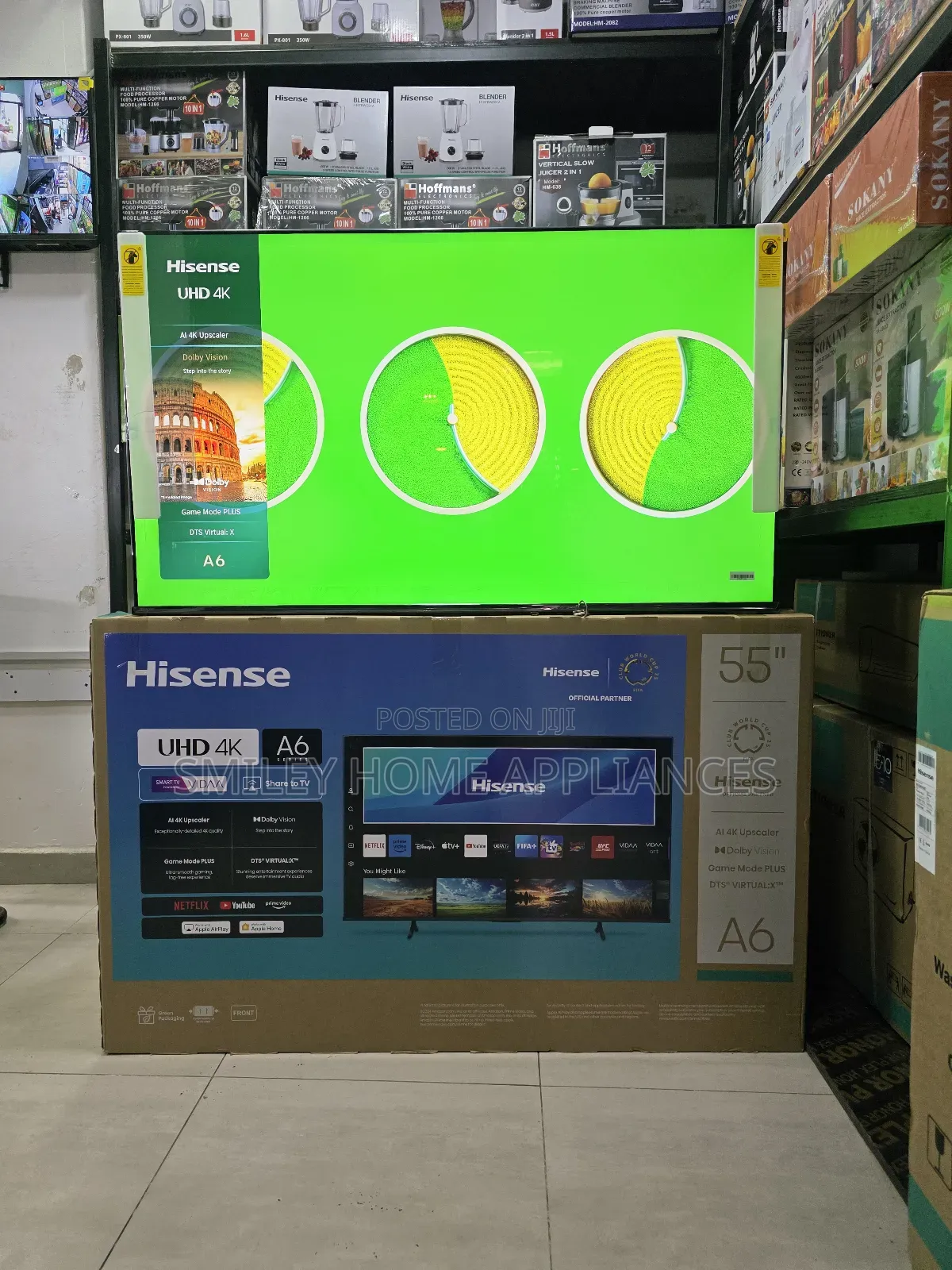2025 Model Hisense 55inches Vidaa Smart Tv at 20% Discount