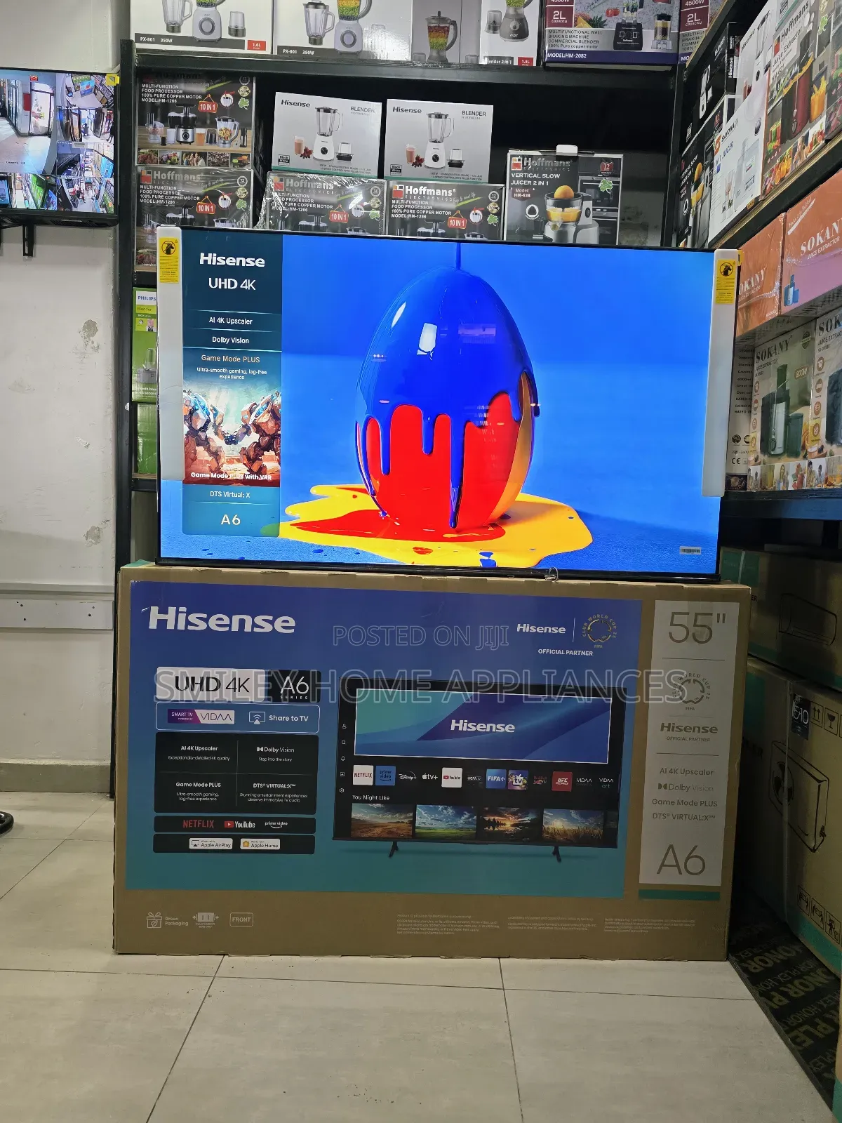 Lastest 2025 Model Hisense A6series 55inches Vidaa Smart Tv