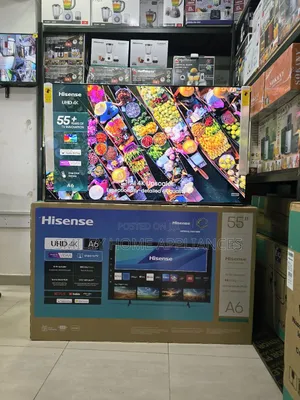 Lastest 2025 A6series Hisense Udh- 55a6q 55inches Vidaa Tv