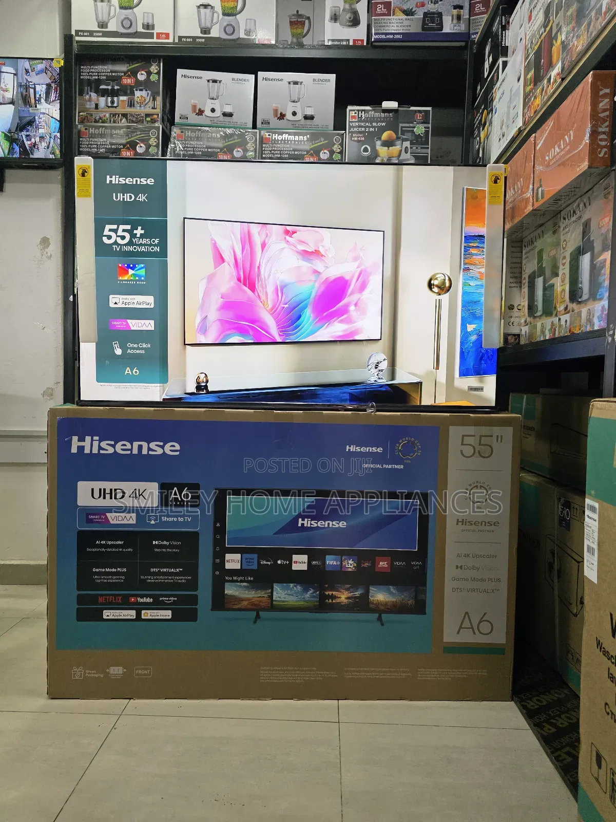 2025 Lastest Hisense 55inches Uhd4k A6series Vidaa Tv Model