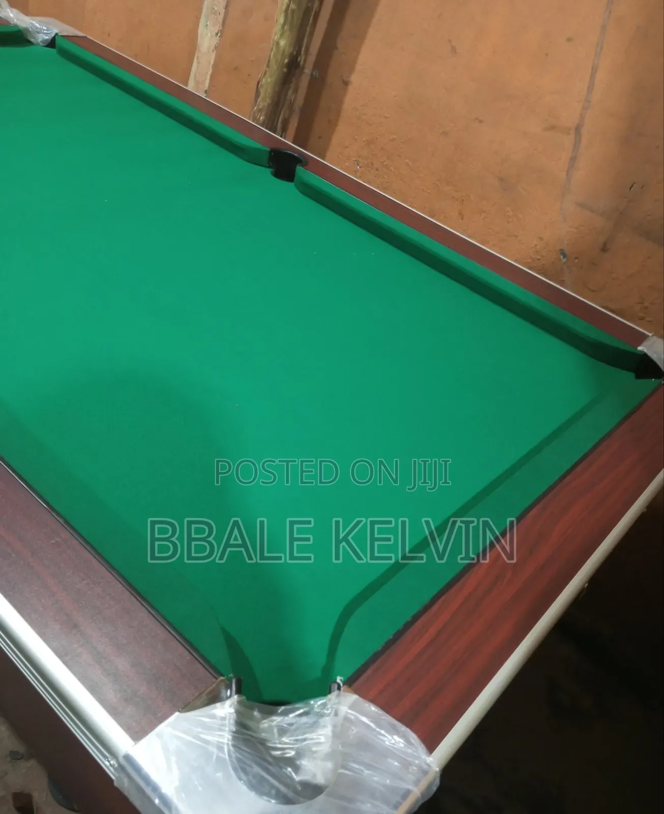 Standard Board Commercial Pool Table Brown