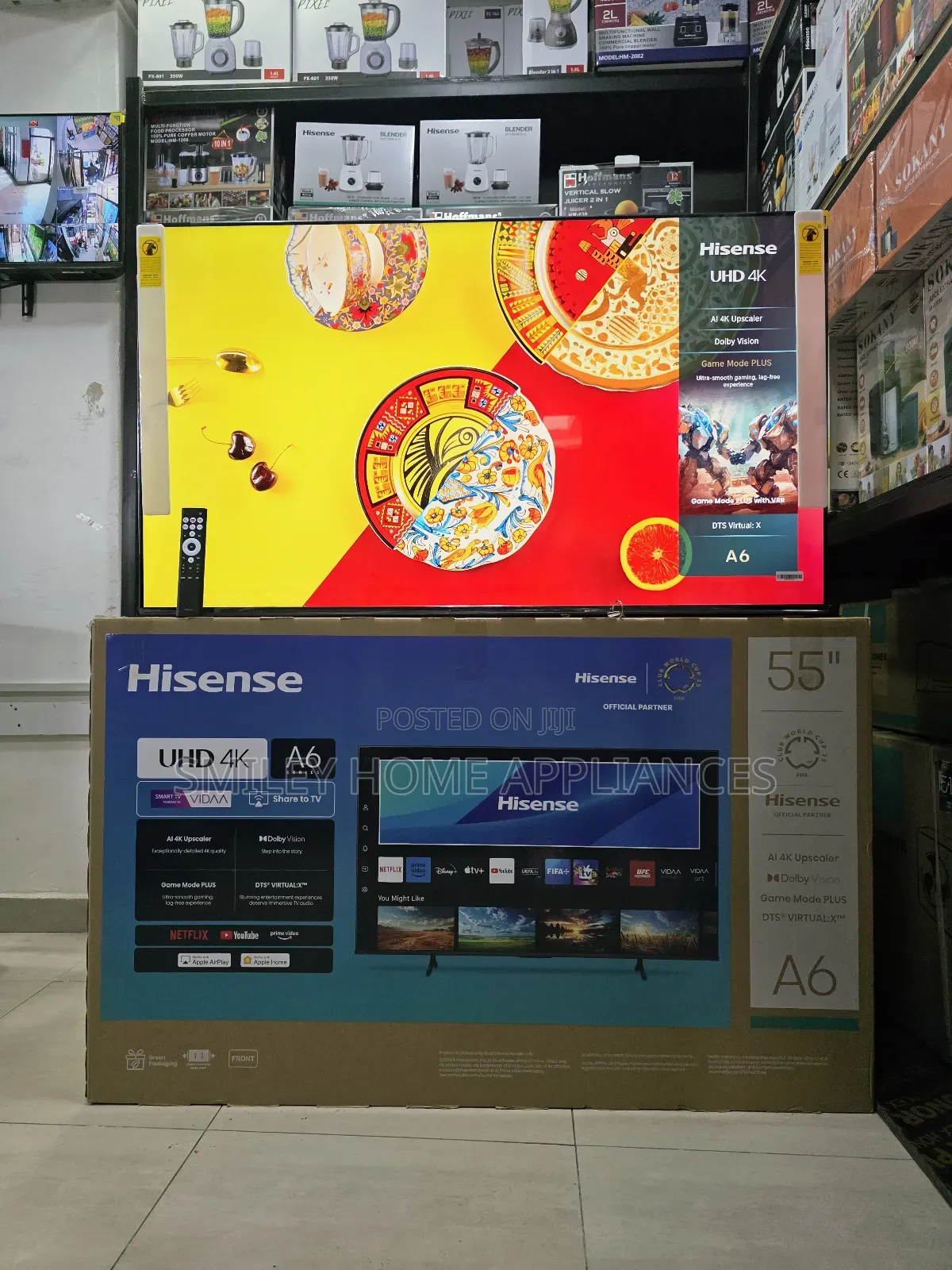 55a6q Hisense 55inches Smart Vidaa Smart Tv at Very Low Price