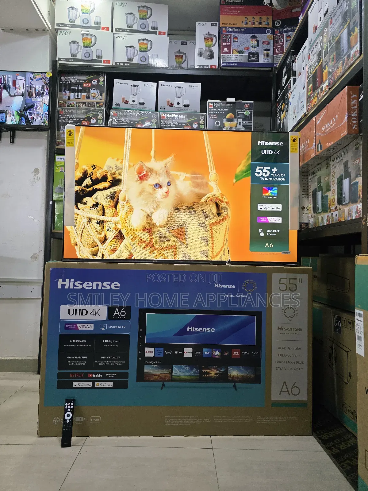 55a6q Hisense 55inches Smart Vidaa Smart Tv at Very Low Price