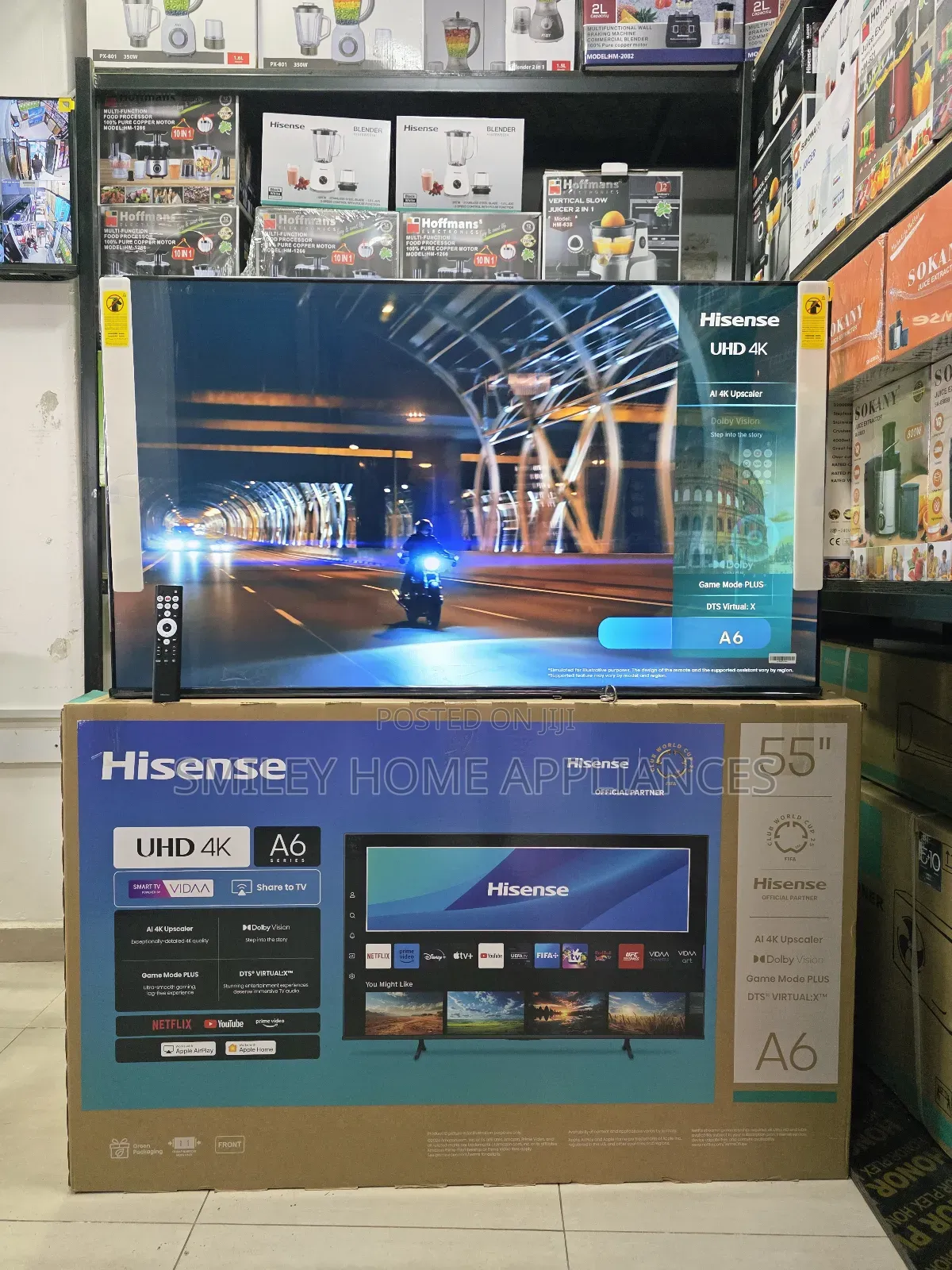 Stock Clearance Price on 55inches Hisense A6series Vidaa Tv