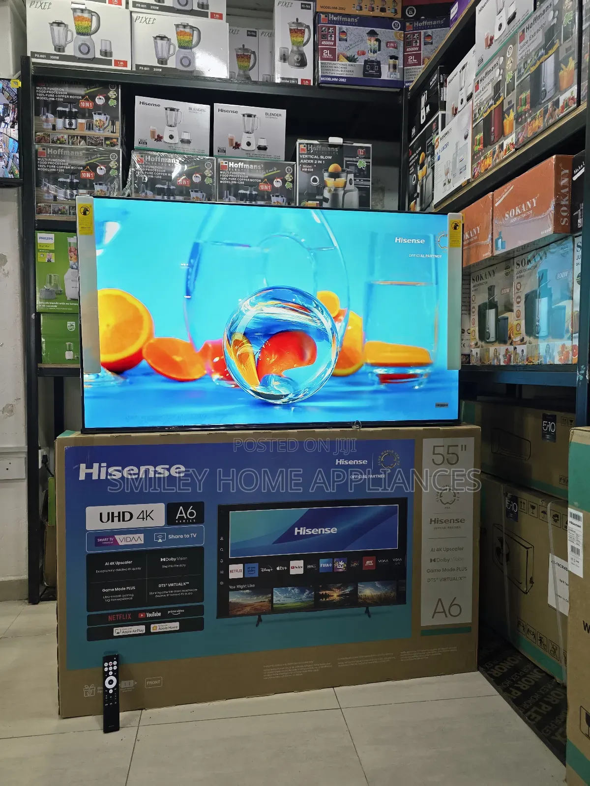 Hisense 55inches 55a6q Vidaa Smart Tv at Stock Clearance Price