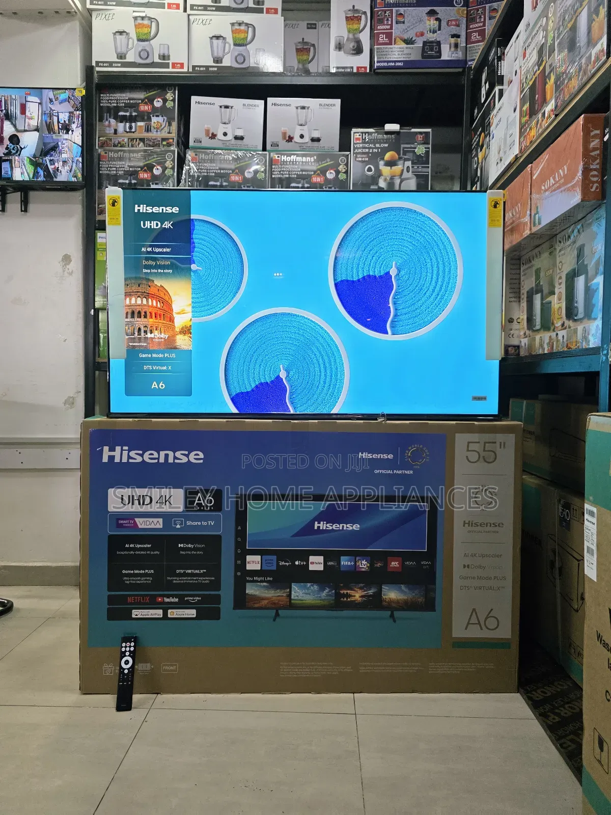 Hisense 55inches 55a6q Vidaa Smart Tv at Stock Clearance Price
