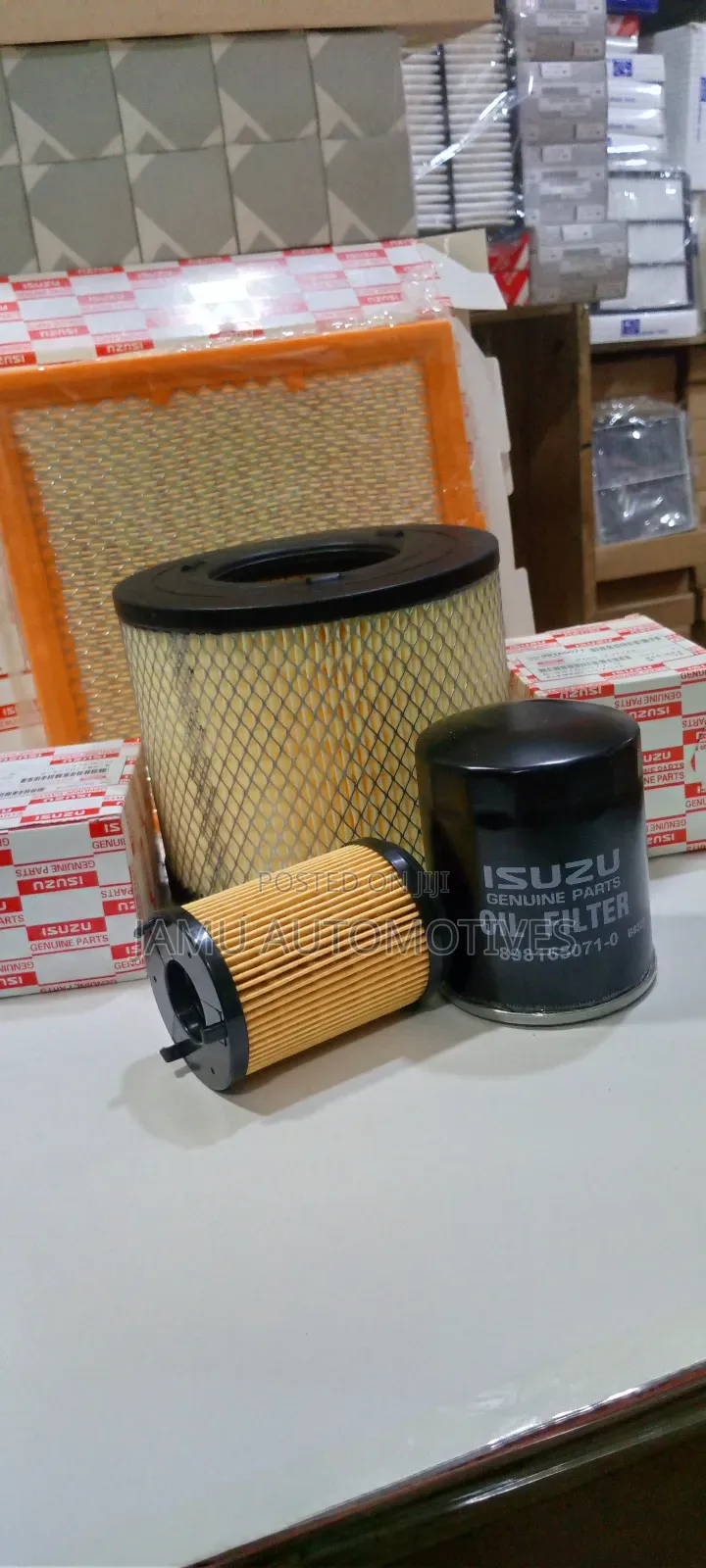 Air Cleaner and Oil Filter Isuzu Dmax