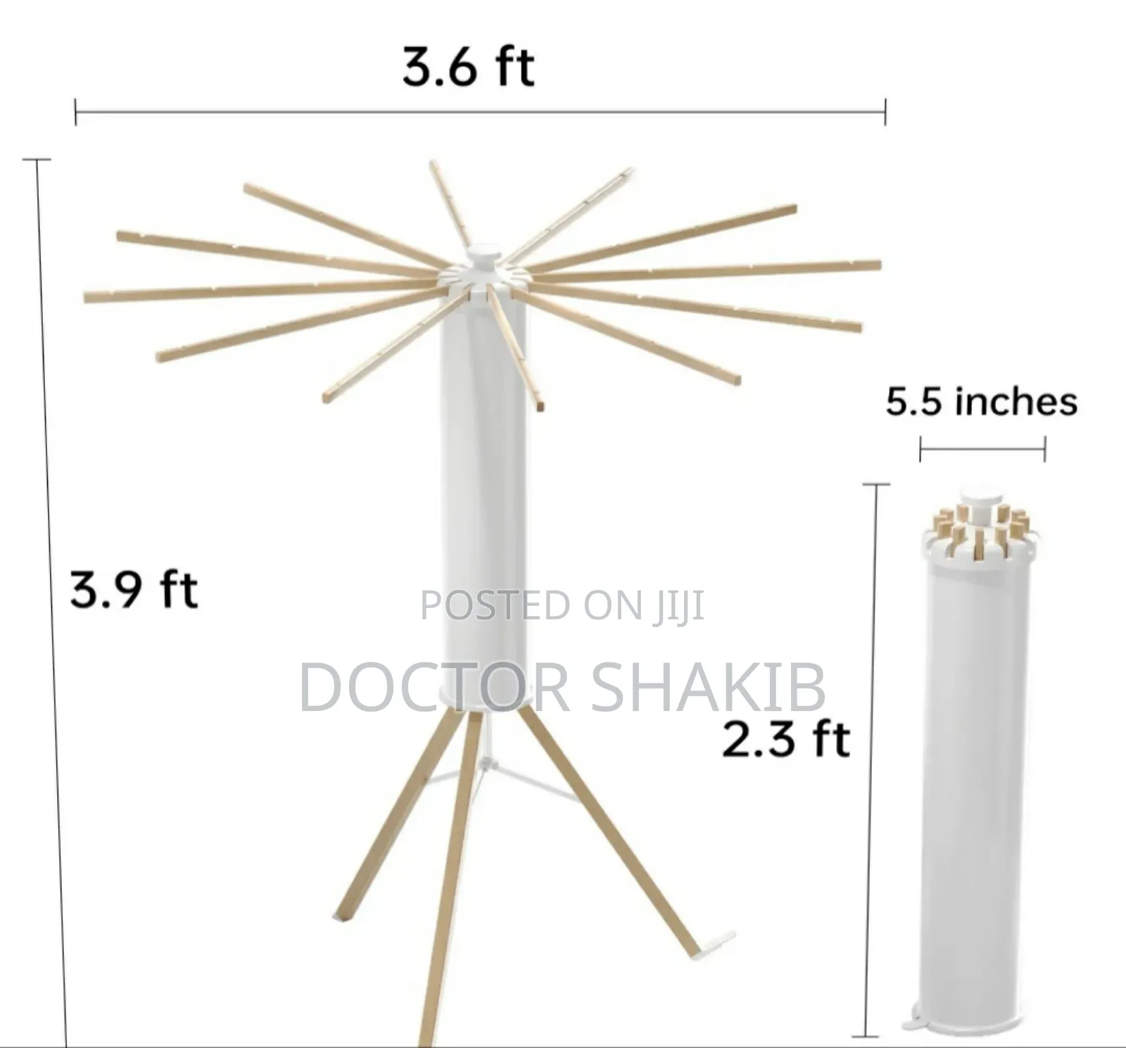 Wooden Metal Collapsible Clothes Drying Rack Laundry Racks