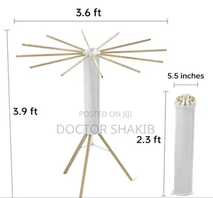 Wooden Metal Collapsible Clothes Drying Rack Laundry Racks