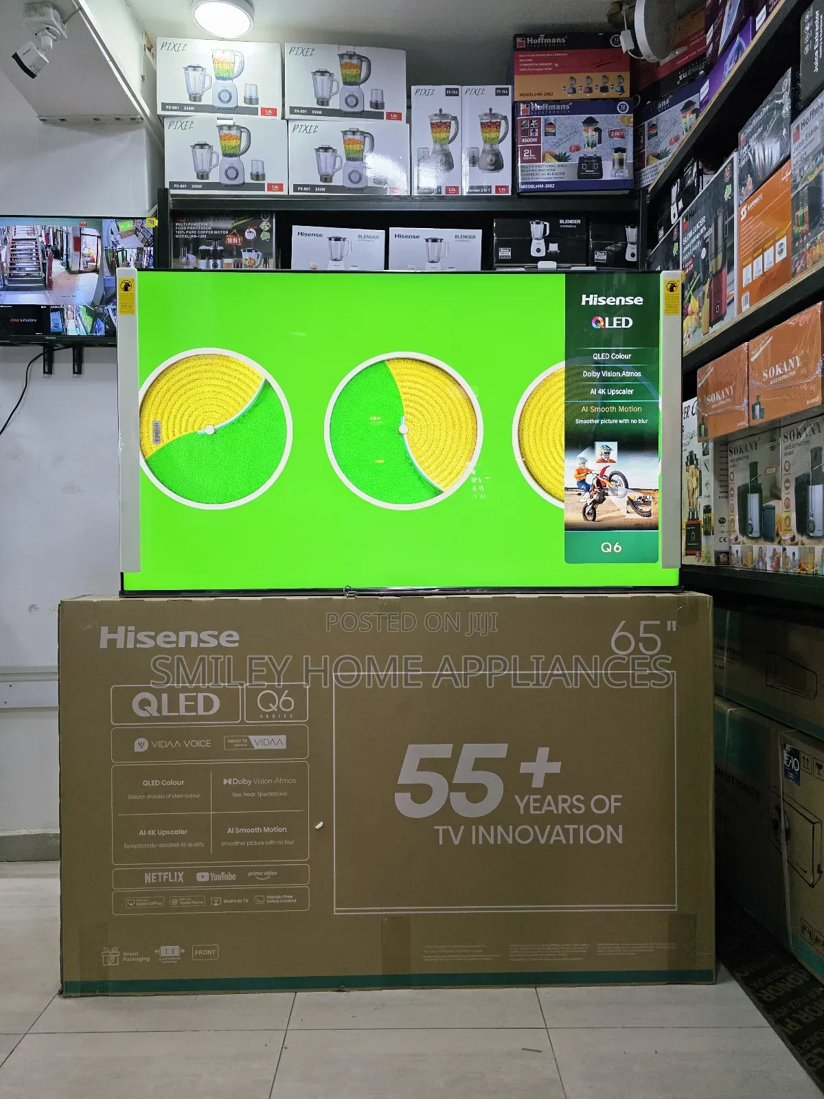 Qled- Hisense Q6series 65q6q Vidaa Smart Tv at 20% Discount