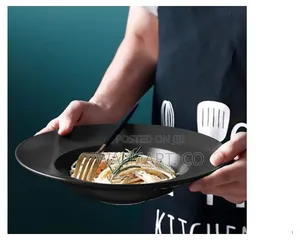 Ceramic Dinner Plate-Black