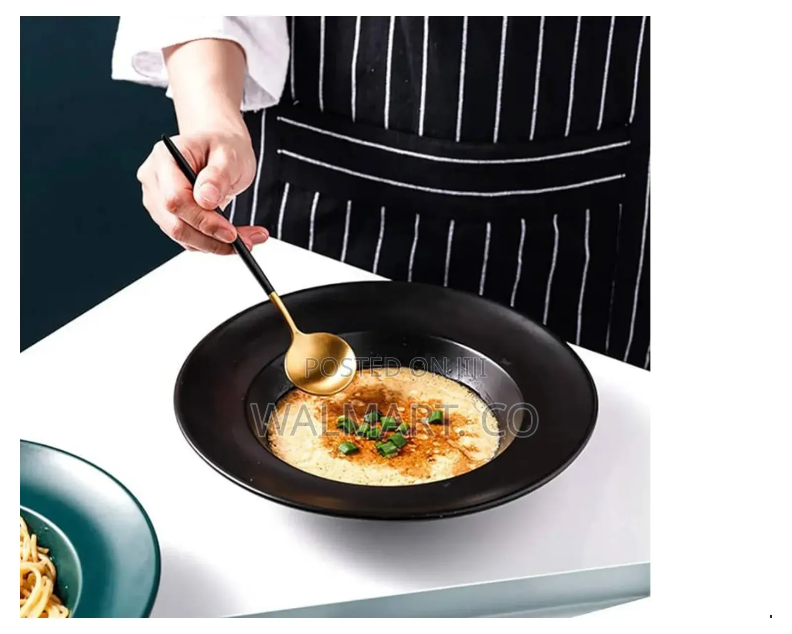 Ceramic Dinner Plate-Black