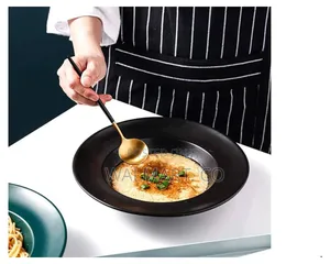 Ceramic Dinner Plate-Black
