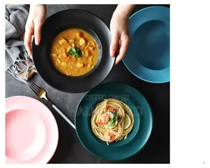 Ceramic Dinner Plate-Black