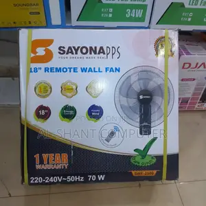 Sayona 18" Wall Fan With Remote