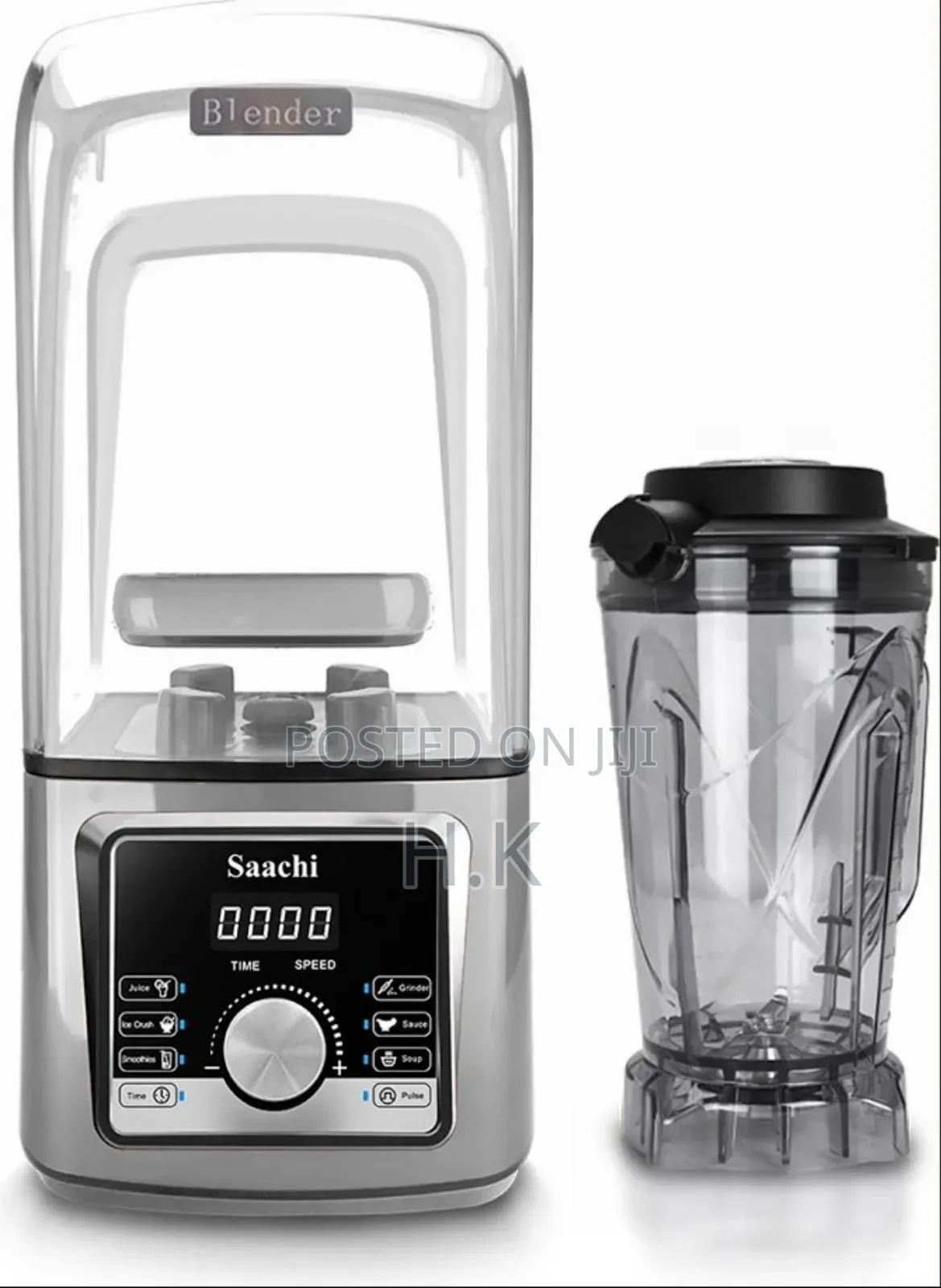 Saachi Commercial Blender 4l With Ice Crusher Juicer, 1600w