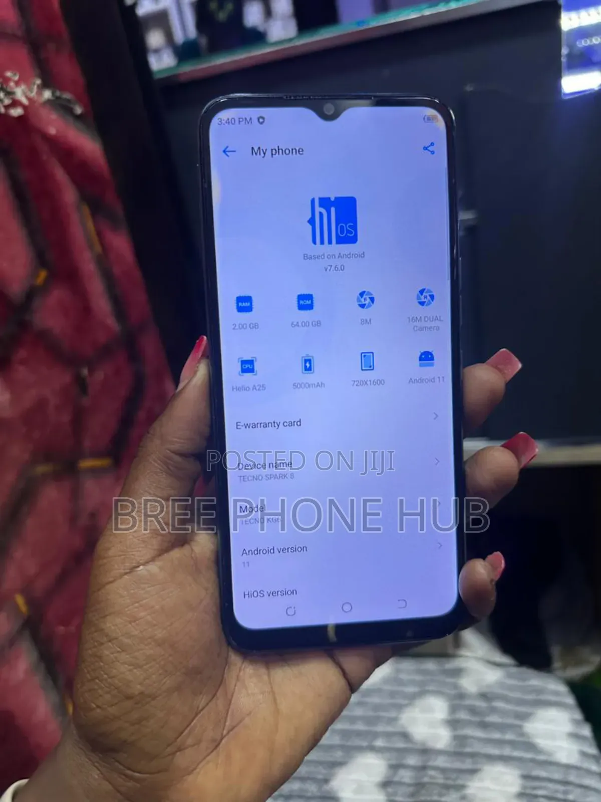 Tecno Spark 8 64 GB Blue